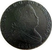 Portugal 40 Reis (Pataco) 1821 KM# 371 Kingdom Milled coinage coin reverse Portugal 40 Reis (Pataco) 1821 KM# 371 Kingdom Milled coinage coin reverse