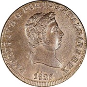 Portugal 40 Reis (Pataco) Pedro IV 1826 KM# 373 PETRUS IV D G PORTUG ET ALGARB REX 1826 coin obverse Portugal 40 Reis (Pataco) Pedro IV 1826 KM# 373 PETRUS IV D G PORTUG ET ALGARB REX 1826 coin obverse