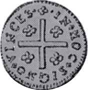 Portugal 40 Reis (Pataco) ND KM# 236.2 Kingdom Milled coinage IN HOC SIGNO VINCES coin reverse Portugal 40 Reis (Pataco) ND KM# 236.2 Kingdom Milled coinage IN HOC SIGNO VINCES coin reverse