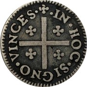 Portugal 40 Reis (Pataco) Pedro II ND KM# 134 IN·HOC·SIGNO·VINCES coin reverse Portugal 40 Reis (Pataco) Pedro II ND KM# 134 IN·HOC·SIGNO·VINCES coin reverse