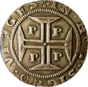 Portugal 400 Reis (Cruzado) Joao IV Porto ND KM# 53 IN HOC SIGNO VINCES PP PP coin reverse Portugal 400 Reis (Cruzado) Joao IV Porto ND KM# 53 IN HOC SIGNO VINCES PP PP coin reverse