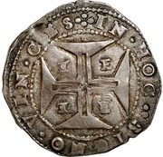 Portugal 400 Reis Joao IV Evora ND KM# 54 IN HOC SIGNO VINCES E E E E coin reverse Portugal 400 Reis Joao IV Evora ND KM# 54 IN HOC SIGNO VINCES E E E E coin reverse