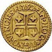 Portugal 400 Reis (Pinto. 480 Reis) 1752 KM# 248.1 Kingdom Milled coinage IN HOC SIGNO VINCES 1752 coin reverse Portugal 400 Reis (Pinto. 480 Reis) 1752 KM# 248.1 Kingdom Milled coinage IN HOC SIGNO VINCES 1752 coin reverse