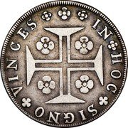 Portugal 400 Reis (Pinto. 480 Reis) 1794 KM# 288 Kingdom Milled coinage IN HOC SIGNO VINCES coin reverse Portugal 400 Reis (Pinto. 480 Reis) 1794 KM# 288 Kingdom Milled coinage IN HOC SIGNO VINCES coin reverse