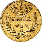 Portugal 400 Reis (Pinto. 480 Reis) 1795 KM# 291 Kingdom Milled coinage 400 MARIA I coin obverse Portugal 400 Reis (Pinto. 480 Reis) 1795 KM# 291 Kingdom Milled coinage 400 MARIA I coin obverse