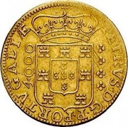 Portugal 4000 Reis Pedro Prince Regent 1678 KM# 117 PETRVS.II.D.G.PORTVGALIÆ coin obverse Portugal 4000 Reis Pedro Prince Regent 1678 KM# 117 PETRVS.II.D.G.PORTVGALIÆ coin obverse