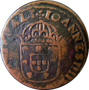 Portugal 5 Reis Joao IV ND KM# 27 IOANNES IIII D G REX PORTVGALI coin obverse Portugal 5 Reis Joao IV ND KM# 27 IOANNES IIII D G REX PORTVGALI coin obverse
