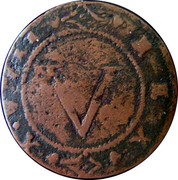 Portugal 5 Reis Joao IV ND KM# 27 V REX XVIII coin reverse Portugal 5 Reis Joao IV ND KM# 27 V REX XVIII coin reverse