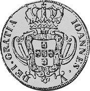Portugal 5 Reis (V) 1723 KM# 216 Kingdom Milled coinage IOANNES V DEI GRATIA coin obverse Portugal 5 Reis (V) 1723 KM# 216 Kingdom Milled coinage IOANNES V DEI GRATIA coin obverse