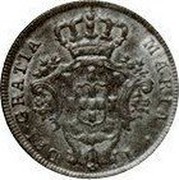 Portugal 5 Reis (V) 1812 KM# 347 Kingdom Milled coinage MARIA DEI GRATIA coin reverse Portugal 5 Reis (V) 1812 KM# 347 Kingdom Milled coinage MARIA DEI GRATIA coin reverse