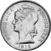 Portugal 50 Centavos 1916 KM# 561 Republic REPUBLICA PORTUGUESA 1916 coin obverse Portugal 50 Centavos 1916 KM# 561 Republic REPUBLICA PORTUGUESA 1916 coin obverse