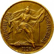 Portugal 50 Centavos 1926 KM# 575 Republic REPUBLICA PORTUGUESA 1926 coin obverse Portugal 50 Centavos 1926 KM# 575 Republic REPUBLICA PORTUGUESA 1926 coin obverse