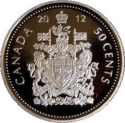 KM# 494 CANADA 2015  50 Cents  Coin from Mint Roll 