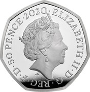UK 50 Pence Celebrating British Diversity 2020 Proof ELIZABETH II D G REG F D 50 PENCE 2020 J.C coin obverse UK 50 Pence Celebrating British Diversity 2020 Proof ELIZABETH II D G REG F D 50 PENCE 2020 J.C coin obverse