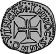 Portugal 50 Reis (1/2 Tostao) Afonso VI ND KM# 72 INHOC.SIGNO VINCES coin reverse Portugal 50 Reis (1/2 Tostao) Afonso VI ND KM# 72 INHOC.SIGNO VINCES coin reverse