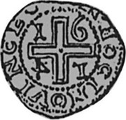 Portugal 50 Reis (1/2 Tostao) Joao IV 1641 KM# 37 IN HOC SIGNO VINCES coin reverse Portugal 50 Reis (1/2 Tostao) Joao IV 1641 KM# 37 IN HOC SIGNO VINCES coin reverse