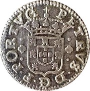 Portugal 50 Reis (1/2 Tostao) Pedro Prince Regent ND KM# 110 PETRIVS D G PORTUG coin obverse Portugal 50 Reis (1/2 Tostao) Pedro Prince Regent ND KM# 110 PETRIVS D G PORTUG coin obverse
