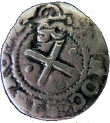 Portugal 50 Reis ND KM# 417.1 Kingdom Countermarked coinage Type III coin obverse Portugal 50 Reis ND KM# 417.1 Kingdom Countermarked coinage Type III coin obverse