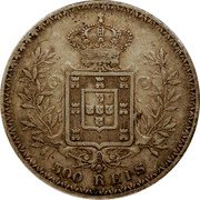 Portugal 500 Reis Carlos I 1899 KM# 535 500 REIS coin reverse Portugal 500 Reis Carlos I 1899 KM# 535 500 REIS coin reverse
