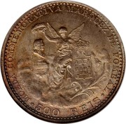Portugal 500 Reis 1910 KM# 557 Kingdom Decimal coinage MOEDA COMMEMORATIVA MARQUEZ DE POMBAL 500 REIS coin reverse Portugal 500 Reis 1910 KM# 557 Kingdom Decimal coinage MOEDA COMMEMORATIVA MARQUEZ DE POMBAL 500 REIS coin reverse