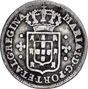 Portugal 60 Reis (3 Vintens) ND KM# 284 Kingdom Milled coinage MARIA I D G PORT ET ALG REGINA coin obverse Portugal 60 Reis (3 Vintens) ND KM# 284 Kingdom Milled coinage MARIA I D G PORT ET ALG REGINA coin obverse