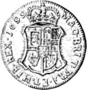 UK 60 Shillings William II 1699  MAG BRIT FRA ET HIB REX 1699 coin reverse UK 60 Shillings William II 1699  MAG BRIT FRA ET HIB REX 1699 coin reverse