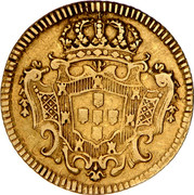 Portugal 8 Escudos (Dobra) 1726 KM# 222.3 Kingdom Milled coinage coin reverse Portugal 8 Escudos (Dobra) 1726 KM# 222.3 Kingdom Milled coinage coin reverse