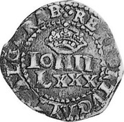 Portugal 80 Reis (4 Vintens) Joao IV ND KM# 42 IO III LXXX REX PORTVGALI ALGARBI coin obverse Portugal 80 Reis (4 Vintens) Joao IV ND KM# 42 IO III LXXX REX PORTVGALI ALGARBI coin obverse