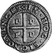 Portugal 80 Reis (4 Vintens) João IV Porto ND KM# 41 IN · HOC · SIGNO · VINCES PP PP coin reverse Portugal 80 Reis (4 Vintens) João IV Porto ND KM# 41 IN · HOC · SIGNO · VINCES PP PP coin reverse