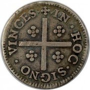Portugal 80 Reis Alonso VI ND KM# 140 IN.HOC.SIGNO.VINCES coin reverse Portugal 80 Reis Alonso VI ND KM# 140 IN.HOC.SIGNO.VINCES coin reverse