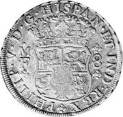 Portugal 870 Reis ND INCM KM# 440.8 Kingdom Countermarked coinage (870 Reis) HISPAN ET IND REX PHILIP V D G coin reverse Portugal 870 Reis ND INCM KM# 440.8 Kingdom Countermarked coinage (870 Reis) HISPAN ET IND REX PHILIP V D G coin reverse
