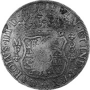 Portugal 870 Reis ND INCM KM# 440.42 Kingdom Countermarked coinage (870 Reis) coin reverse