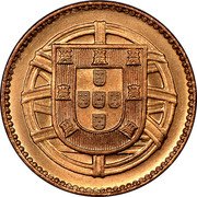 Portugal Centavo 1 Centavo 1918 KM# 565 coin reverse