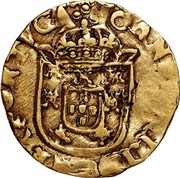 Portugal Cruzado João IV 1647 KM# 58 IOANNES IIII D G R PORTVGA coin obverse Portugal Cruzado João IV 1647 KM# 58 IOANNES IIII D G R PORTVGA coin obverse