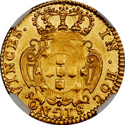 Portugal Escudo 1722 L KM# 211 Kingdom Milled coinage IN HOC SIGNO VINCES coin reverse Portugal Escudo 1722 L KM# 211 Kingdom Milled coinage IN HOC SIGNO VINCES coin reverse