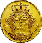 Portugal Escudo 1724 KM# 219.2 Kingdom Milled coinage coin reverse Portugal Escudo 1724 KM# 219.2 Kingdom Milled coinage coin reverse