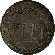 UK Twelve Pence Lincolnshire - Gainsborough - S. Sandars 1811  FOR TWELVE PENCE S.SANDARS coin reverse UK Twelve Pence Lincolnshire - Gainsborough - S. Sandars 1811  FOR TWELVE PENCE S.SANDARS coin reverse
