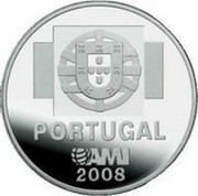 Portugal 1 1/2 € International Medical Assistance 2008 Proof KM# 828b PORTUGAL AMI 2008 coin obverse Portugal 1 1/2 € International Medical Assistance 2008 Proof KM# 828b PORTUGAL AMI 2008 coin obverse