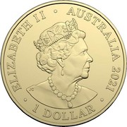 Australia 1 Dollar (Heroes of the Sky) ELIZABETH II AUSTRALIA 2021 1 DOLLAR JC coin obverse Australia 1 Dollar (Heroes of the Sky) ELIZABETH II AUSTRALIA 2021 1 DOLLAR JC coin obverse