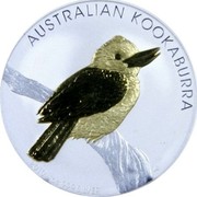 Australia 1 Dollar The Australian Kookaburra 2010 P Proof KM# 1471a 1 OZ 999 SILVER 2010 AUSTRALIAN KOOKABURRA coin reverse