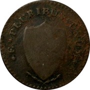USA 1 Penny New Jersey Colonial Copper 1787 E PLURIBUS UNUM coin reverse USA 1 Penny New Jersey Colonial Copper 1787 E PLURIBUS UNUM coin reverse