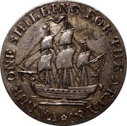 UK 1 Shilling Somersetshire - Bristol Quay Army ND (1811)  VALUE ONE SHILLING FOR THE ARMY & C coin obverse UK 1 Shilling Somersetshire - Bristol Quay Army ND (1811)  VALUE ONE SHILLING FOR THE ARMY & C coin obverse