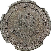 Portugal 10 Centavos Pattern ND  Essai REPÚBLICA PORTUGUESA 10 CENTAVOS coin obverse Portugal 10 Centavos Pattern ND  Essai REPÚBLICA PORTUGUESA 10 CENTAVOS coin obverse