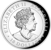 Australia 10 Dollars Australian Wedge-tailed Eagle 2020 P ELIZABETH II AUSTRALIA 10 DOLLARS coin obverse Australia 10 Dollars Australian Wedge-tailed Eagle 2020 P ELIZABETH II AUSTRALIA 10 DOLLARS coin obverse