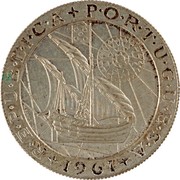 Portugal 10 Escudos 1961  Essai KM# Pn240 Republic R E P Ú B L I C A P O R T U G U E S A M. NORTE SCULP MARTINS BARATA DEL. coin obverse Portugal 10 Escudos 1961  Essai KM# Pn240 Republic R E P Ú B L I C A P O R T U G U E S A M. NORTE SCULP MARTINS BARATA DEL. coin obverse