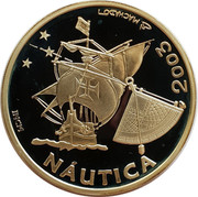 Portugal 10 Euro Nautica 2003 INCM Proof KM# 748a INCM NÁUTICA 2003 MACHADO coin reverse Portugal 10 Euro Nautica 2003 INCM Proof KM# 748a INCM NÁUTICA 2003 MACHADO coin reverse
