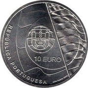 Portugal 10 Euro Sailing World Championship 2007 KM# 823 10 EURO REPÚBLICA PORTUGUESA JOAO DUARTE INCM coin obverse Portugal 10 Euro Sailing World Championship 2007 KM# 823 10 EURO REPÚBLICA PORTUGUESA JOAO DUARTE INCM coin obverse