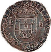 Portugal 100 Reis (Tostao) Filipe III ND 21 known variations PHILIPPVS D G REX PORTVGALIA EI coin obverse Portugal 100 Reis (Tostao) Filipe III ND 21 known variations PHILIPPVS D G REX PORTVGALIA EI coin obverse
