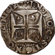 Portugal 100 Reis (Tostao) João IV Lisbon ND Varieties exists IN HOC SIGNO VINCES 16 - 41 coin reverse Portugal 100 Reis (Tostao) João IV Lisbon ND Varieties exists IN HOC SIGNO VINCES 16 - 41 coin reverse