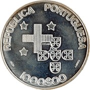 Portugal 1000 Escudos Gomes Eanes de Zurara. Pattern 2001  REPÚBLICA PORTUGUESA ENSAIO INCM J.J.BRITO coin obverse Portugal 1000 Escudos Gomes Eanes de Zurara. Pattern 2001  REPÚBLICA PORTUGUESA ENSAIO INCM J.J.BRITO coin obverse
